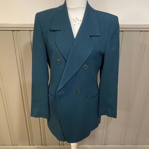 Jones New York Slate Jacket - 100% wool - Made in the USA